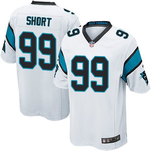 Nike Panthers #99 Kawann Short White Youth Stitched NFL Elite Jersey - Click Image to Close